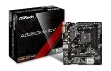 ASRock AB350M-HDV , AM4,PCI-E, DualDDR4 2133/2400 +LAN1000 HDMI