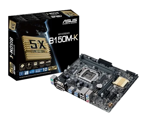 ASUS B150M-K B150, S1151 Core™ i3/i5/i7,DDR4 2133, PCI-E ,1GB