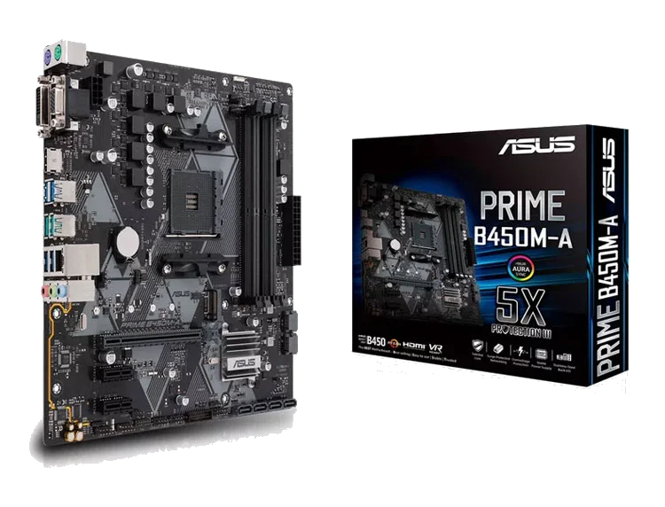 ASUS B450M-A , AM4,PCI-E, DualDDR4 2133/2400/2667/2933 +LAN1000 HDMI