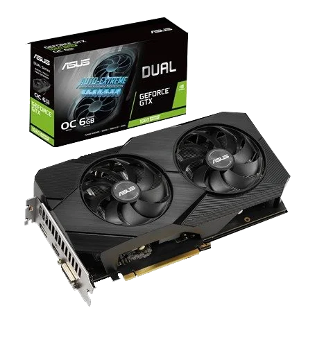 ASUS nVIDIA Geforce GTX 1660 SUPER DUAL-GTX1660S-O6G-EVO 6GB DDR6 + HDMI +DP / DVI / , PCI-E