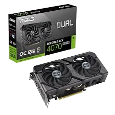 ASUS DUAL DUAL-RTX4070S-O12G Geforce RTX 4070 SUPER O12GB / DisplayPort / HDMI, PCI-E