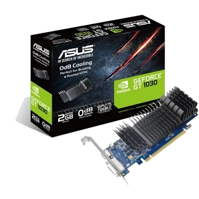 ASUS nVIDIA Geforce GT1030-SL-2G-BRK SILENT/DI/2GD5 + HDMI / Dual DVI-I/ D-Sub, PCI-E