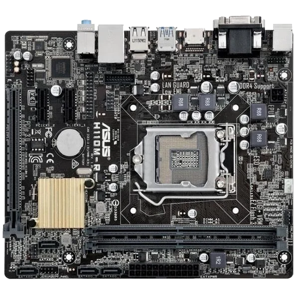 ASUS H110M-R H110 ,S1151 Core™ i3/i5/i7,DDR4 2133, PCI-E ,1GB, HDMI