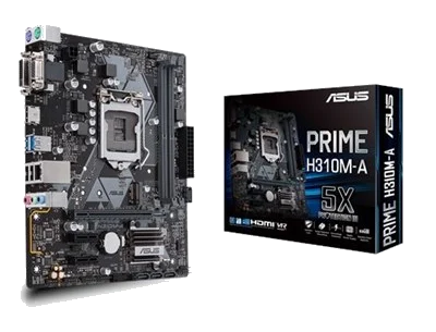 ASUS PRIME H310M-A ,DualDDR4 2133/2400/2666,8CH ,1GB ,HDMI ,S1151