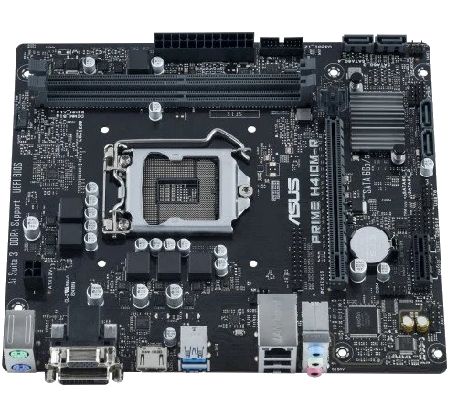 ASUS H410M-R ,2DualDDR4 2133/2400/2666 ,8CH ,1GB ,HDMI S1200