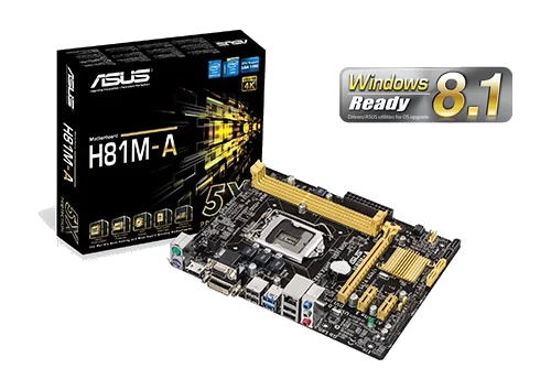 ASUS H81M-A H81,S1150 Core™ i3/i5/i7,DDR3 1066/1333/1600, PCI-E ,1GB, HDMI
