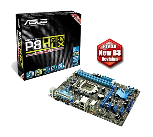 ASUS P8H61-M LX H61,S1155 Core™ i3/i5/i7,DDR3 1066/1333, PCI-E ,1GB
