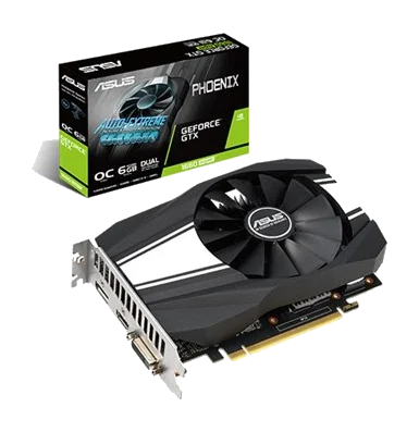 ASUS nVIDIA Geforce GTX 1660 SUPER PH-GTX1660S-O6G 6GB DDR6 + HDMI +DP / DVI / , PCI-E