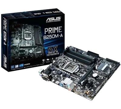 ASUS PRIME B250M-A B250,S1151 Core™ i3/i5/i7,4DDR4 2133/2400, PCI-E ,1GB