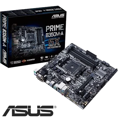 ASUS PRIME B350M-A , AM4,PCI-E, DualDDR4 2133/2400 +LAN1000 HDMI