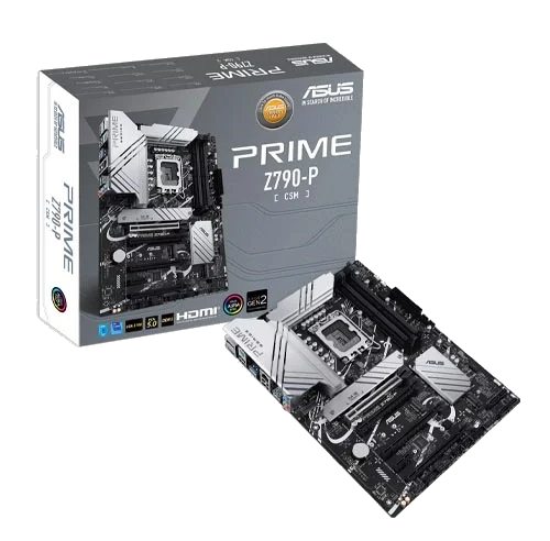 ASUS PRIME Z790-P , Core™ i3/i5/i7/i9, 4DualDDR5 5600/5400/5200/5000/4800MHZ ,2XPCI-E, 2.5GB LGA1700