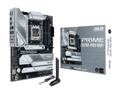 ASUS Prime X670E-PRO WIFI , AM5,PCI-E, DualDDR5 5200/5000/4800 +LAN1000 HDMI