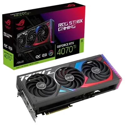 ASUS ROG-STRIX-RTX4070TI-O12G-GAMING Geforce RTX 4070TI 12GB / DisplayPort / HDMI, PCI-E