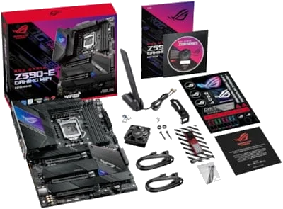 ASUS ROG STRIX Z590-E GAMING WIFI , Core™ i3/i5/i7/i9,DualDDR4 2133/2400/2666/2933/3000/3200 ,2XPCI-E,1GB S1151