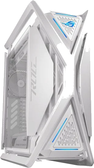 ASUS ROG Strix Hyperion GR701 with metal front , tempered-glass side , ARGB , 4X140 mm PWM fan, 4USB 3.1 WHITE