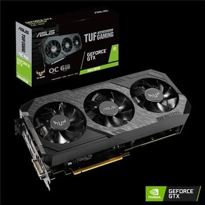 ASUS nVIDIA Geforce GTX GTX 1660 SUPER TUF 3-GTX1660S-O6G-GAMING 6GB DDR6 + HDMI +DP / DVI / , PCI-E
