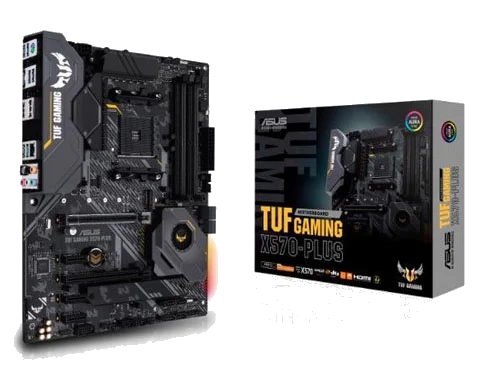 ASUS TUF GAMING X570-PLUS , AM4,PCI-E, DualDDR4 2133/2400/2666 +LAN1000 HDMI