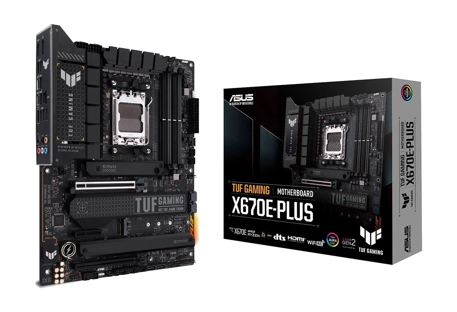 ASUS TUF GAMING X670E-PLUS , AM4,PCI-E, DualDDR4 2133/2400/2666 +LAN1000 HDMI