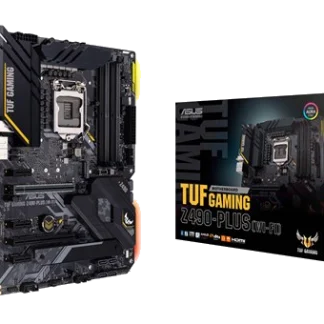 ASUS TUF GAMING Z490-PLUS , Core™ i3/i5/i7,DualDDR4 2133/2400/2666,2XPCI-E,1GB S1151