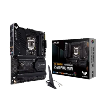 ASUS TUF GAMING Z590-PLUS WIFI , Core™ i3/i5/i7/i9,DualDDR4 2133/2400/2666/2933/3000/3200 ,2XPCI-E,1GB S1151