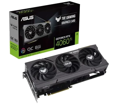 ASUS ASUS-TUF Gaming Geforce RTX 4060TI O8GB / DisplayPort / HDMI, PCI-E