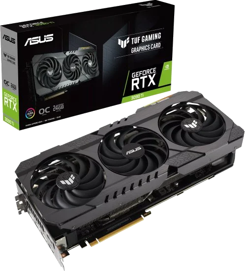 ASUS nVIDIA Geforce TUF-RTX3090TI-O24G-GAMING RTX3090TI 24GB + HDMI / Dual DVI-I/ DP, PCI-E