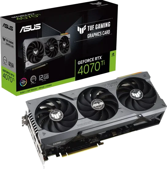 ASUS TUF-RTX4070TI-O12G-GAMING Geforce RTX 4070TI 12GB / DisplayPort / HDMI, PCI-E