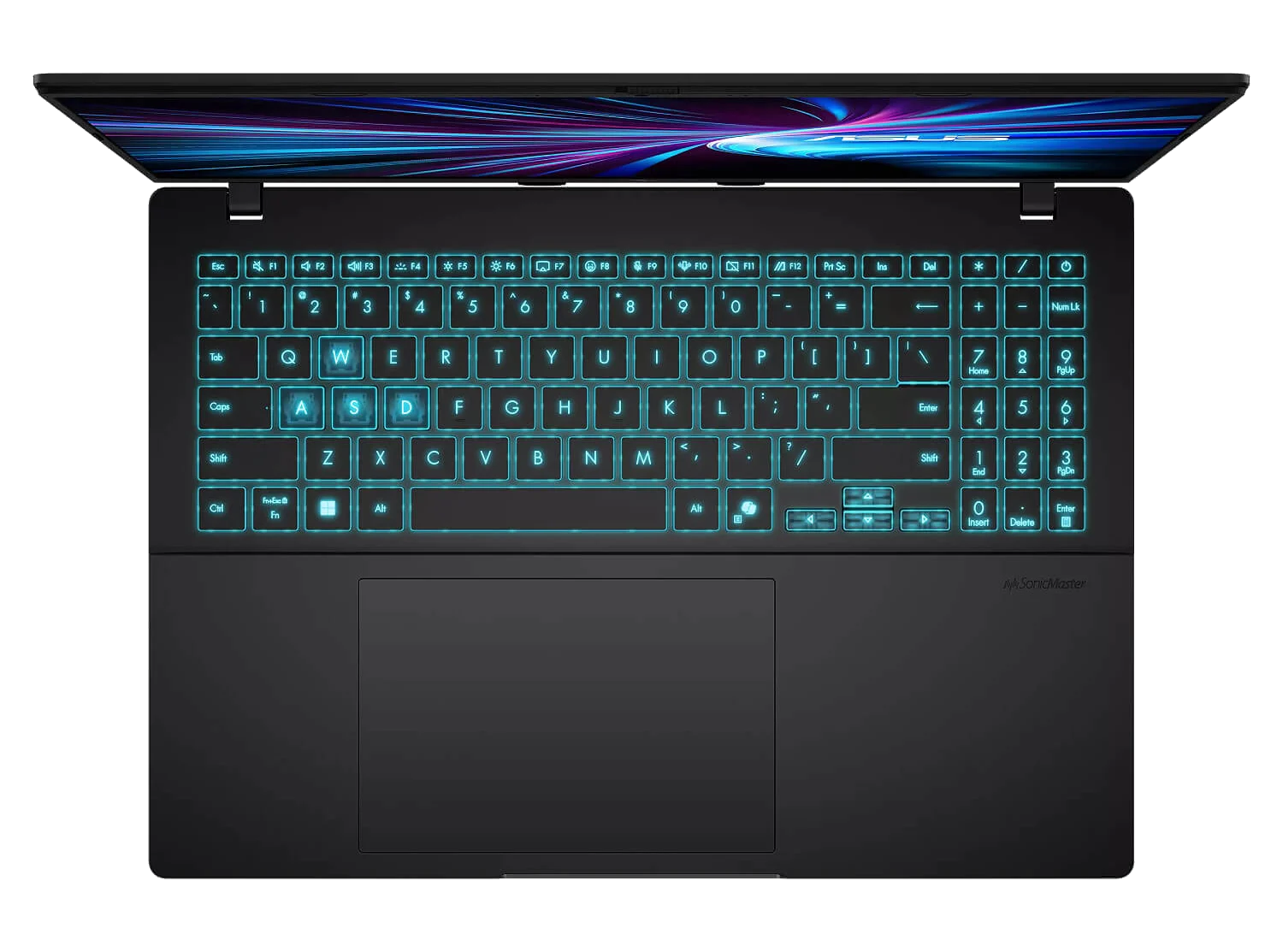 מחשב נייד ASUS V16 Core 7 240H 16GB DDR5 1TB NVME RTX 5050 8GB DOS 144HZ – תמונה 3