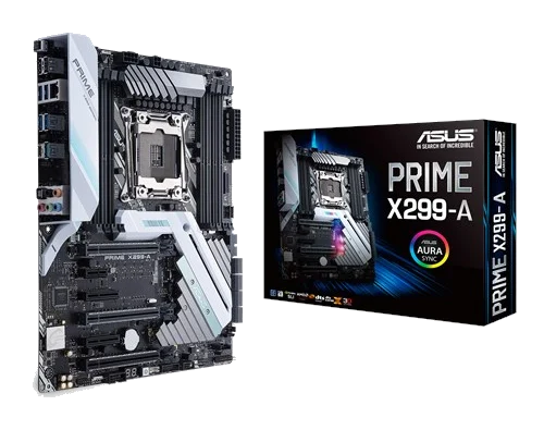 ASUS X299-A PRIME LGA2066 ,X299 Lan1000/DDR4 2400 / 2666 ,USB3,SATA3