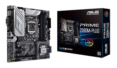 ASUS PRIME Z590M-PLUS , Core™ i3/i5/i7/i9,DualDDR4 2133/2400/2666/2933/3000/3200 ,2XPCI-E,1GB S120