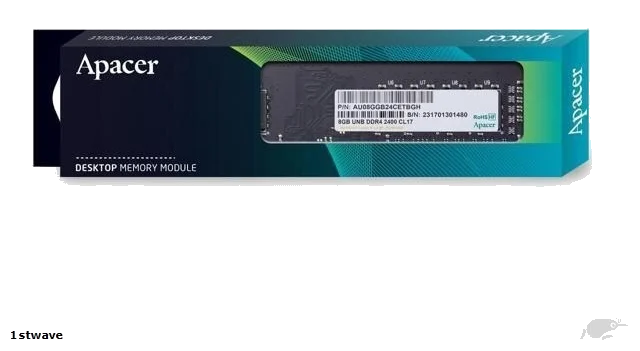 Apacer DDR4 4GB 2400MHz DDR4 Non-ECC CL17 DIMM SR x8 PC19200