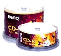 דיסקים לצריבה BENQ CD-R80MIN/X52 CAKEx50