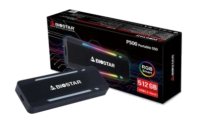 דיסק קשיח חיצוני Biostar P500-512GB Portable SSD