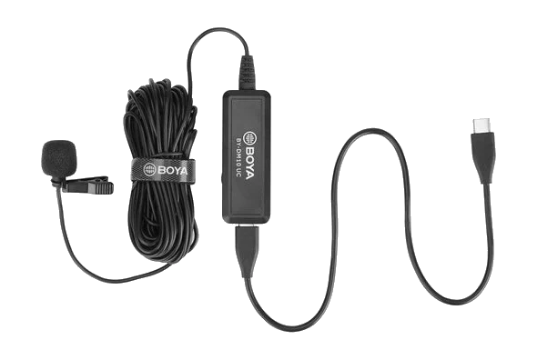 מיקרופון דש כל כיווני בחיבור BOYA BY-DM10 UC USB-A/C