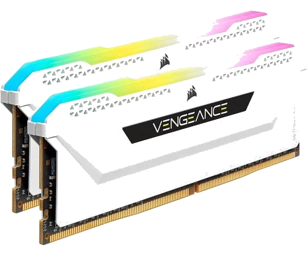 CORSAIR Vengeance® RGB Pro SL 16GB (2x8GB) DDR4 DRAM 3200MHz C16 White