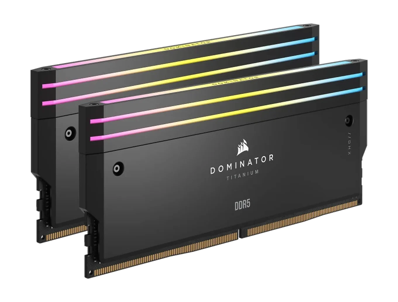 CORSAIR Dominator® Titanium RGB KIT 32GB (2x16GB) DDR5 DRAM 6000MHz C30 – תמונה 2