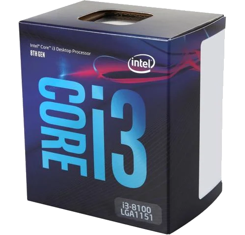 Intel Core i3-8100 4 X 3.6GHz 6MB 2666MHz LGA 1151 Box
