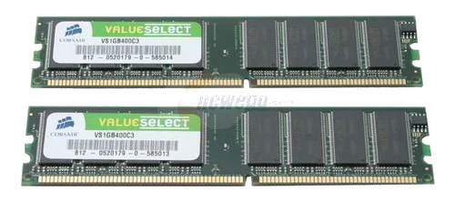 CORSAIR 2048MB KIT VALUE SELECT DDR 400MHZ CL3