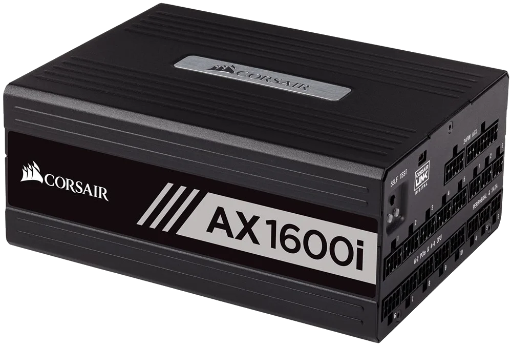 ספק Corsair AX1600i 80+ Titanium Modular 1600W , 2X PCI-E A.PFC