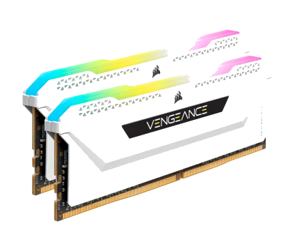 CORSAIR DDR4 Vengeance® RGB PRO SL White LPX 32GB (2x16GB) DDR4 DRAM 3600MHz C18