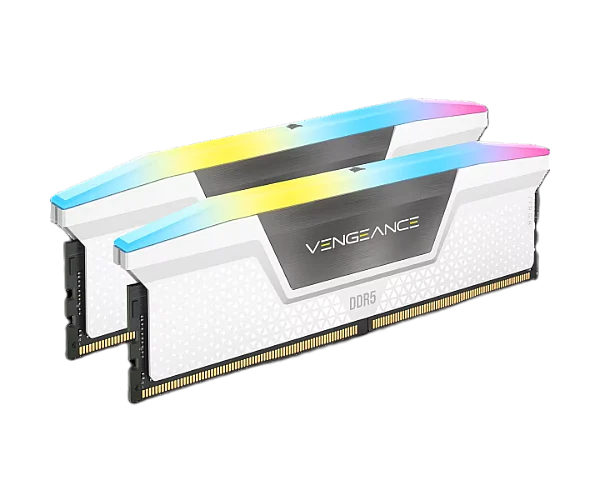 CORSAIR Vengeance® RGB KIT 32GB (2x16GB) DDR5 DRAM 6000MHz C36 White