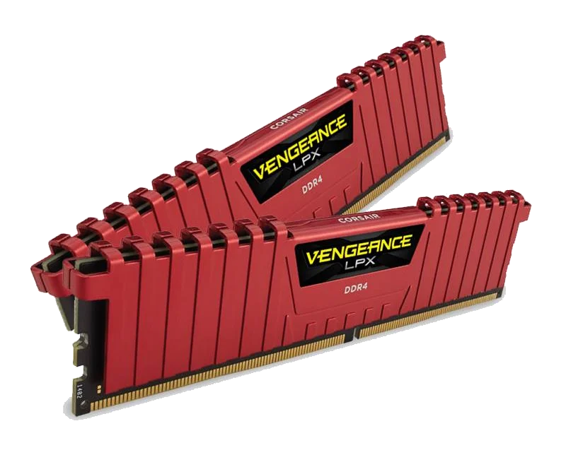 CORSAIR Vengeance® LPX Red 16GB (2x16GB) DDR4 DRAM 2400MHz C16