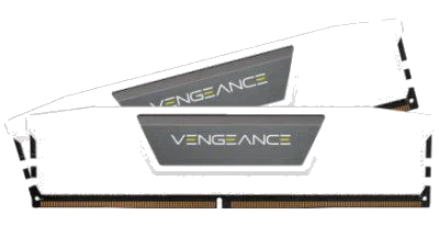 CORSAIR Vengeance® KIT 64GB (2x32GB) DDR5 DRAM 5200MHz C40 White