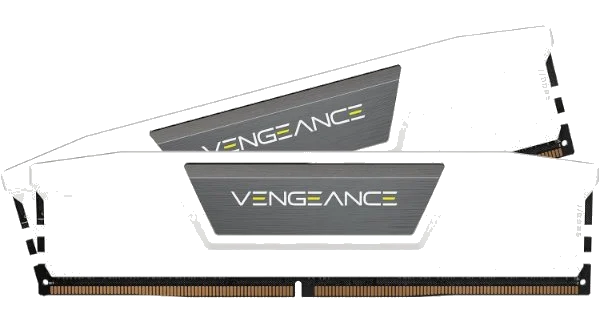 CORSAIR Vengeance® KIT 64GB (2x32GB) DDR5 DRAM 6000MHz C30 White