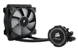 מאוורר למעבד CORSAIR ALL IN 1 WATER COOLING H75 FOR CPU with 2X120mm fans