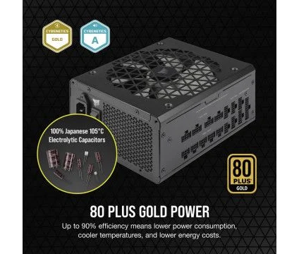 ספק Corsair PSU 1200W RM1200X FULLY MODULAR LOW-NOISE 80+ GOLD , 2X PCI-E A.PFC