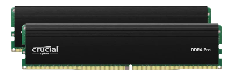 Crucial Pro DIMM 64GB Kit (2x32) DDR4 3200Mhz CL22 (16Gbit)
