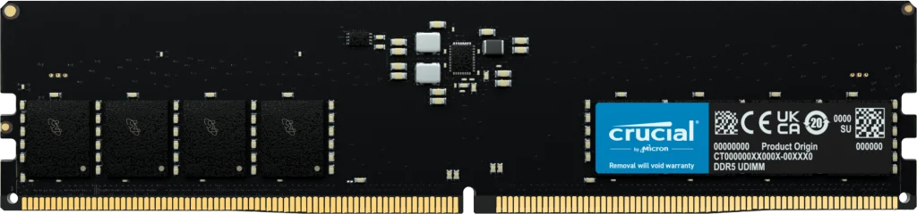 Crucial DDR5 16GB 5200MHz DDR4 Non-ECC CL42 DIMM (16Gbit)