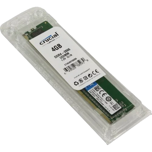 Crucial DDR4 4GB 2666MHz DDR4 Non-ECC CL19 DIMM SR x8 PC21300