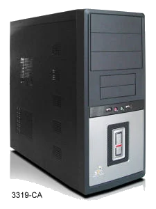 Codegen 3319-CA 500W + 24pin, 80mm Fan, USB2.0+ AUDIO SILVER/BLACK